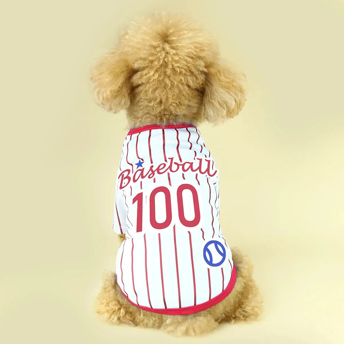 Athletic Striped Dog Shirt