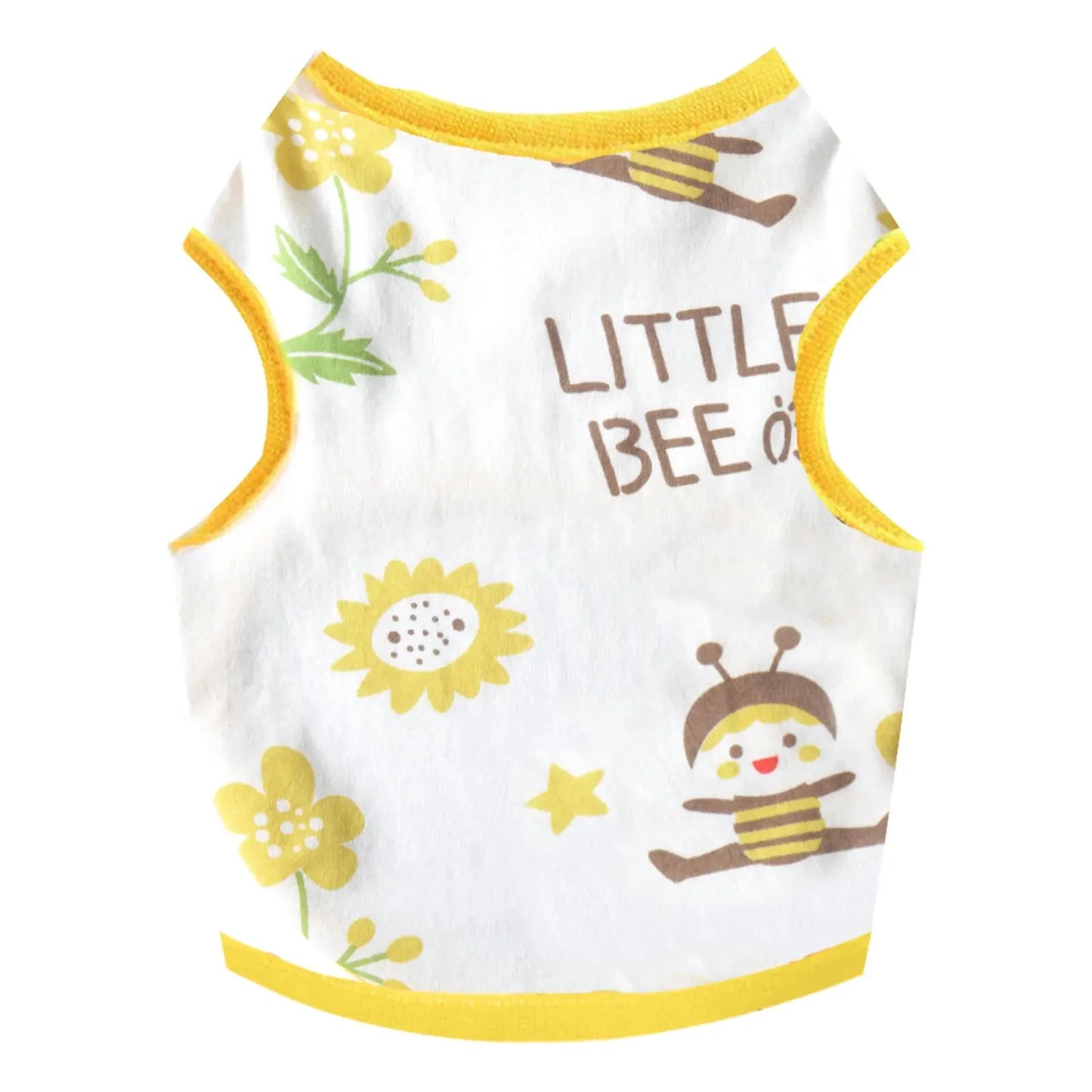 Breathable Summer Cartoon Dog Vest
