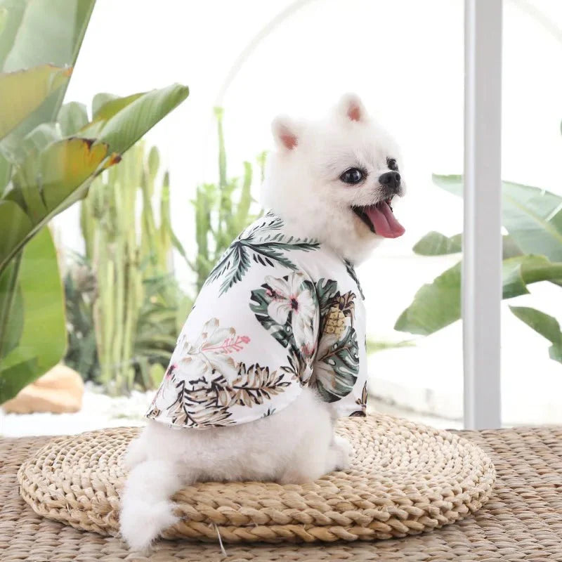 Hawaiian Beach Dog Shirt