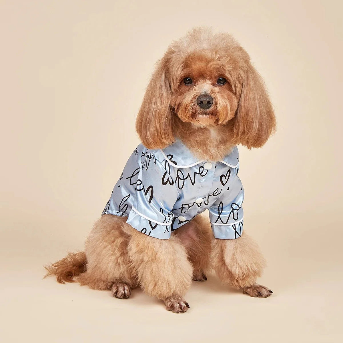 Heart Pattern Soft Dog Pajamas