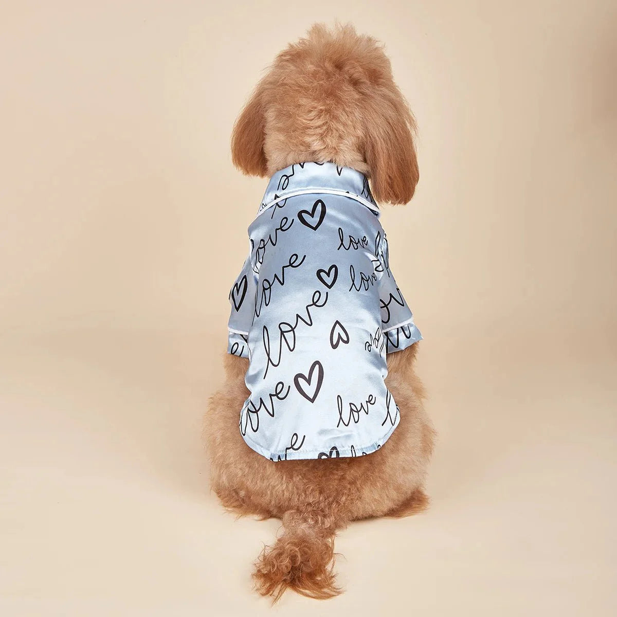 Heart Pattern Soft Dog Pajamas