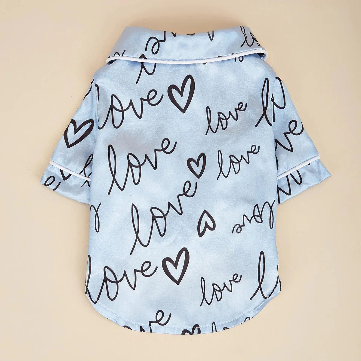 Heart Pattern Soft Dog Pajamas