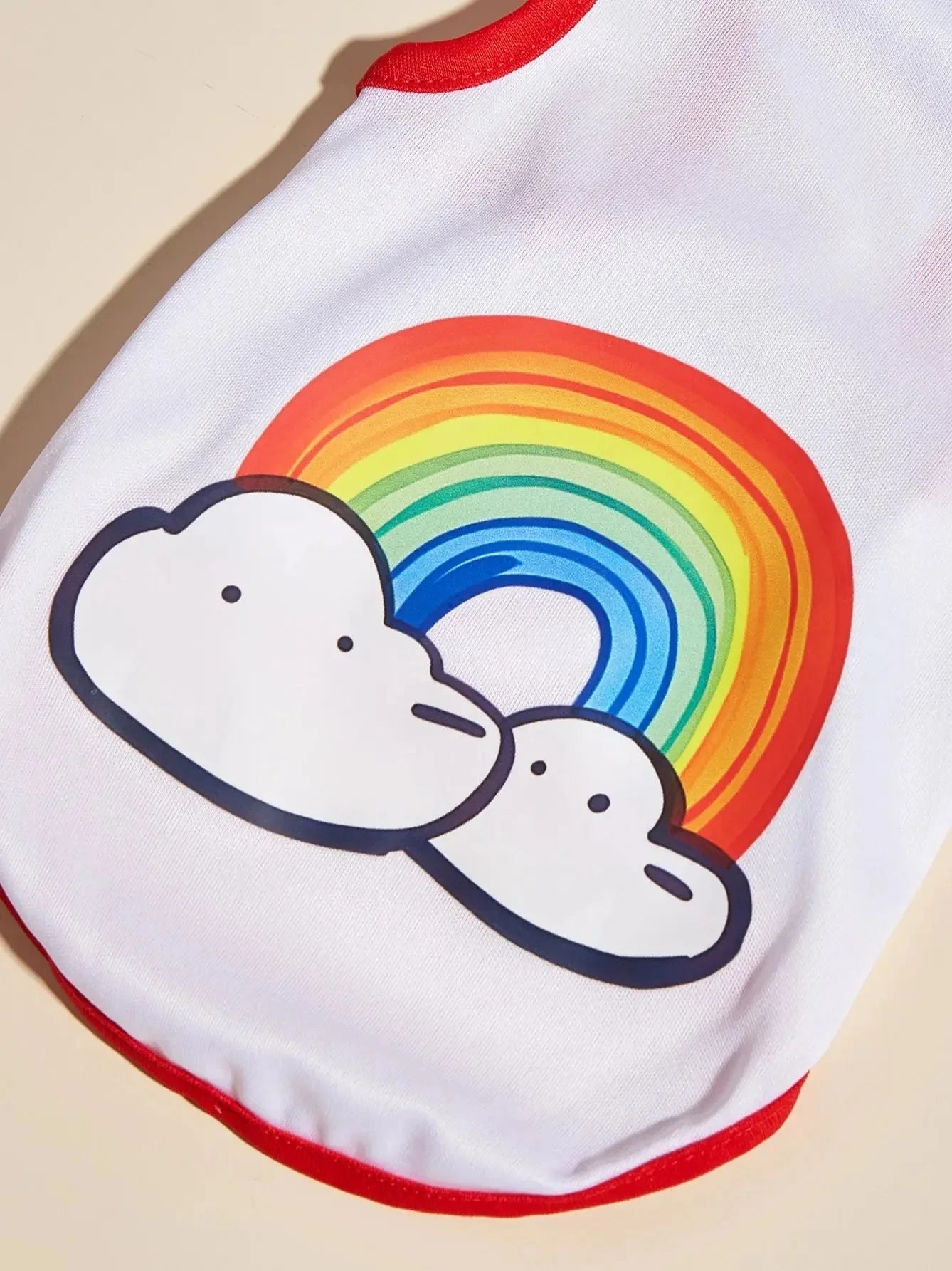 Lightweight Rainbow Cloud Pet Vest