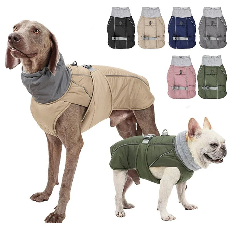Luxury Reflective Winter Dog Jacket
