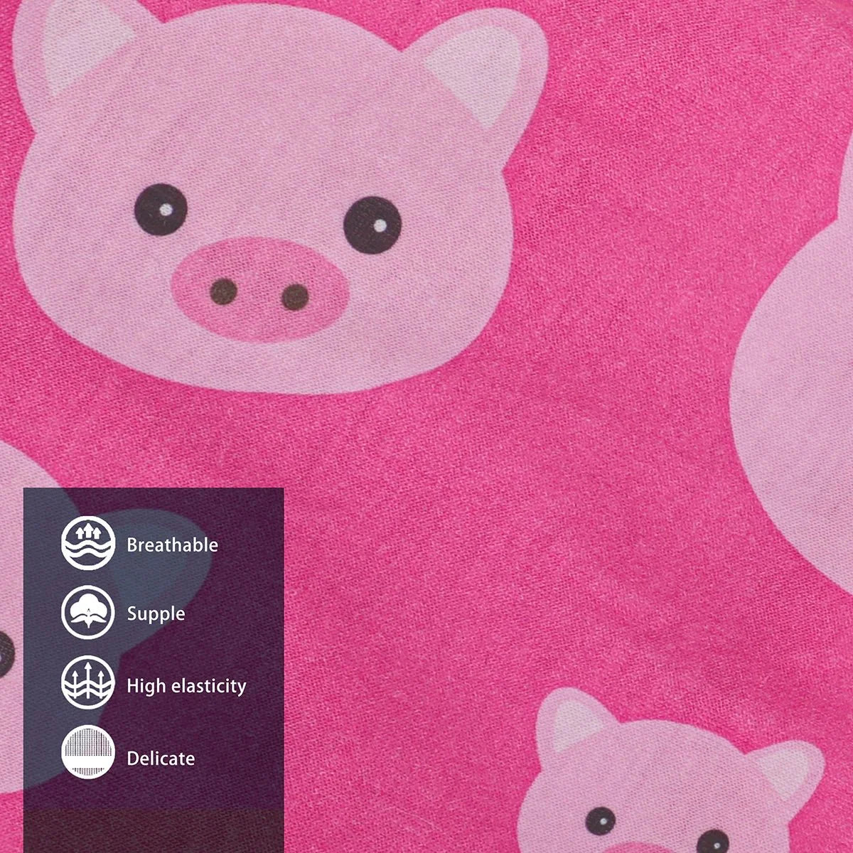 Pig Head Print Dog Vest