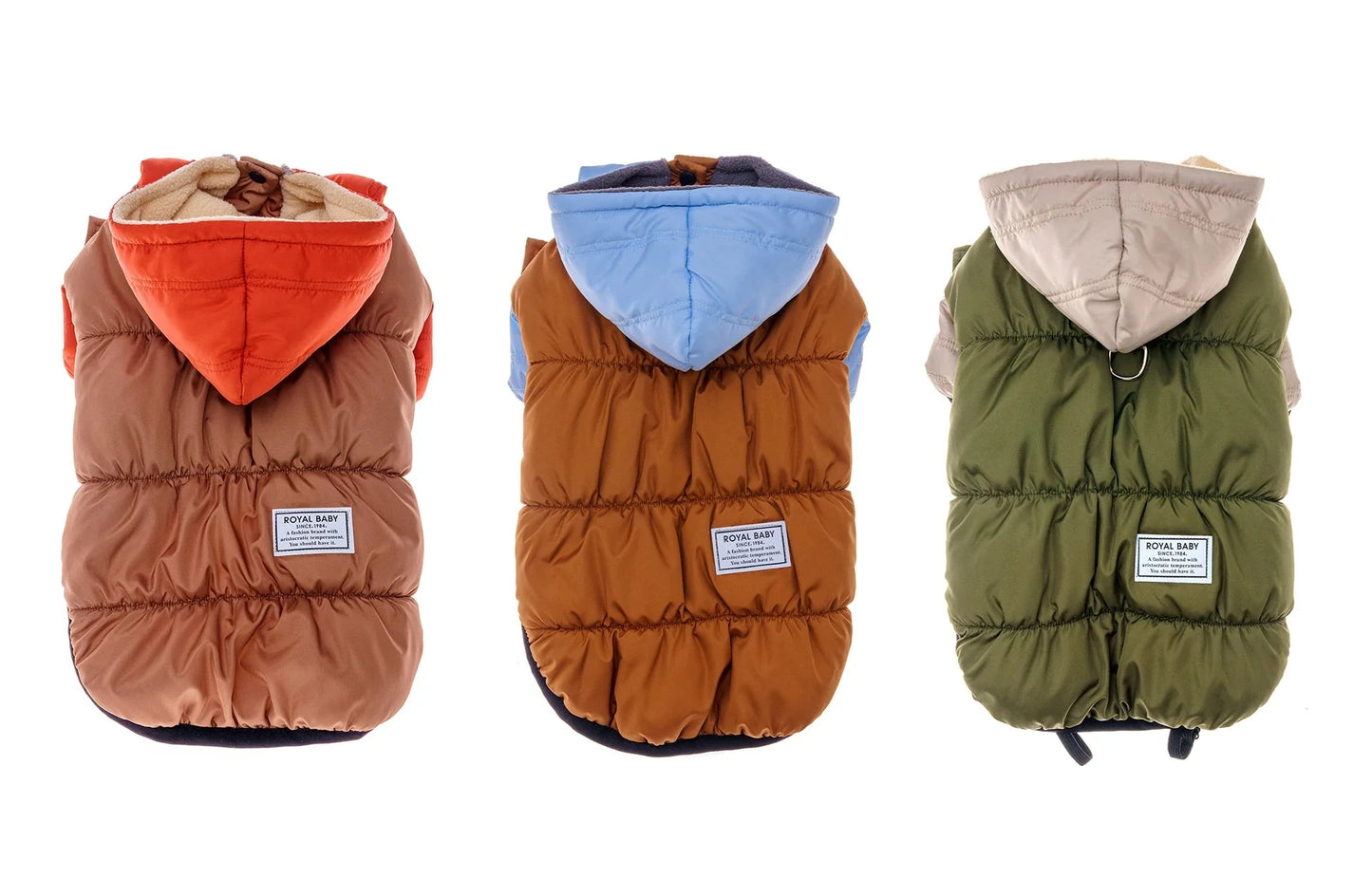 Thicken Warm Polar Fleece Lining Dog Hooded Coat