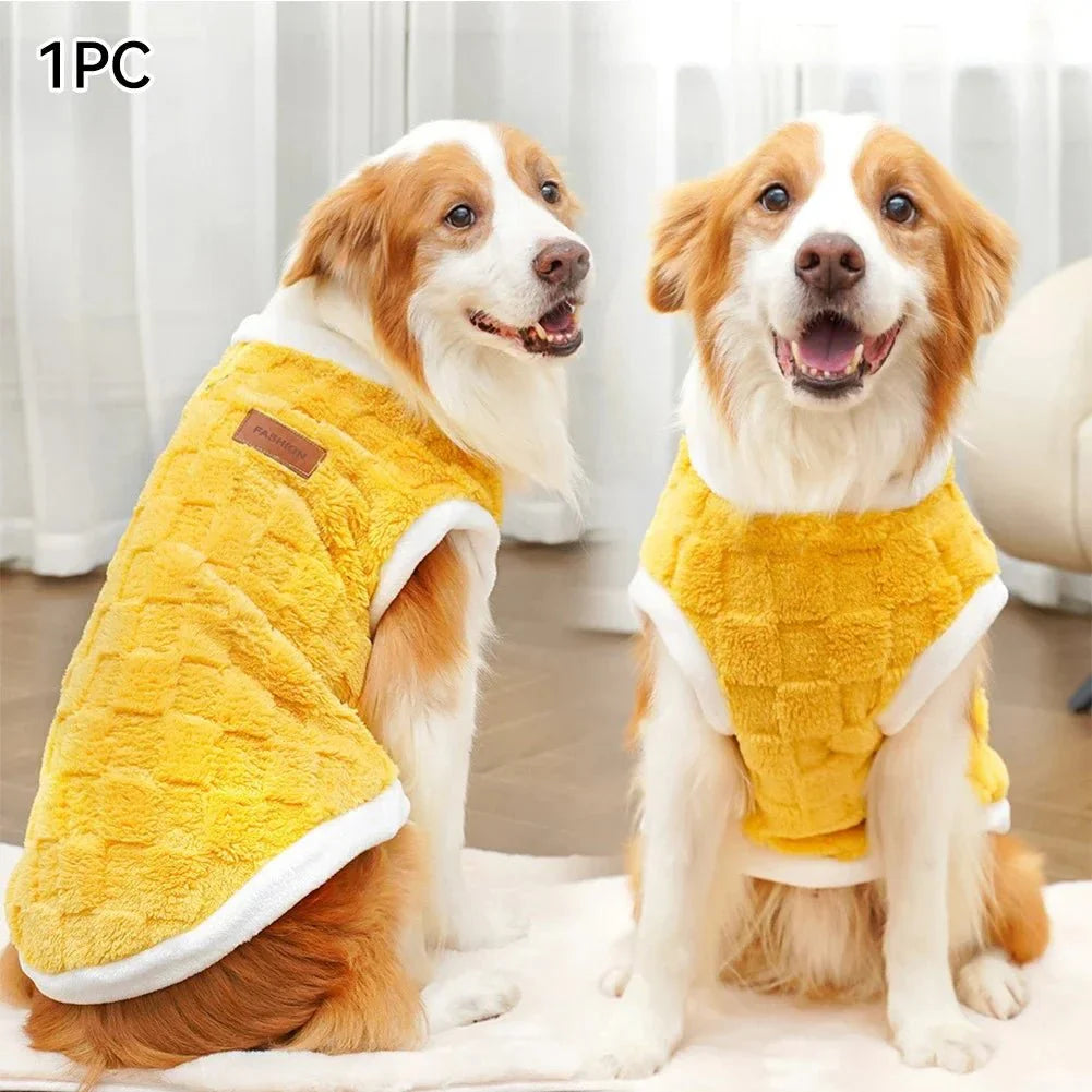 Warm Flannel Dog Sweater - Winter Pet Coat