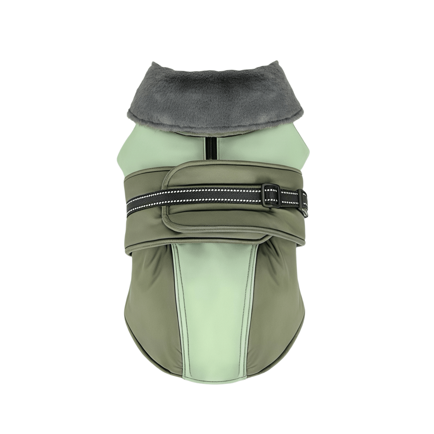 Warm Thicken Windproof Jacket with Harness Hole
