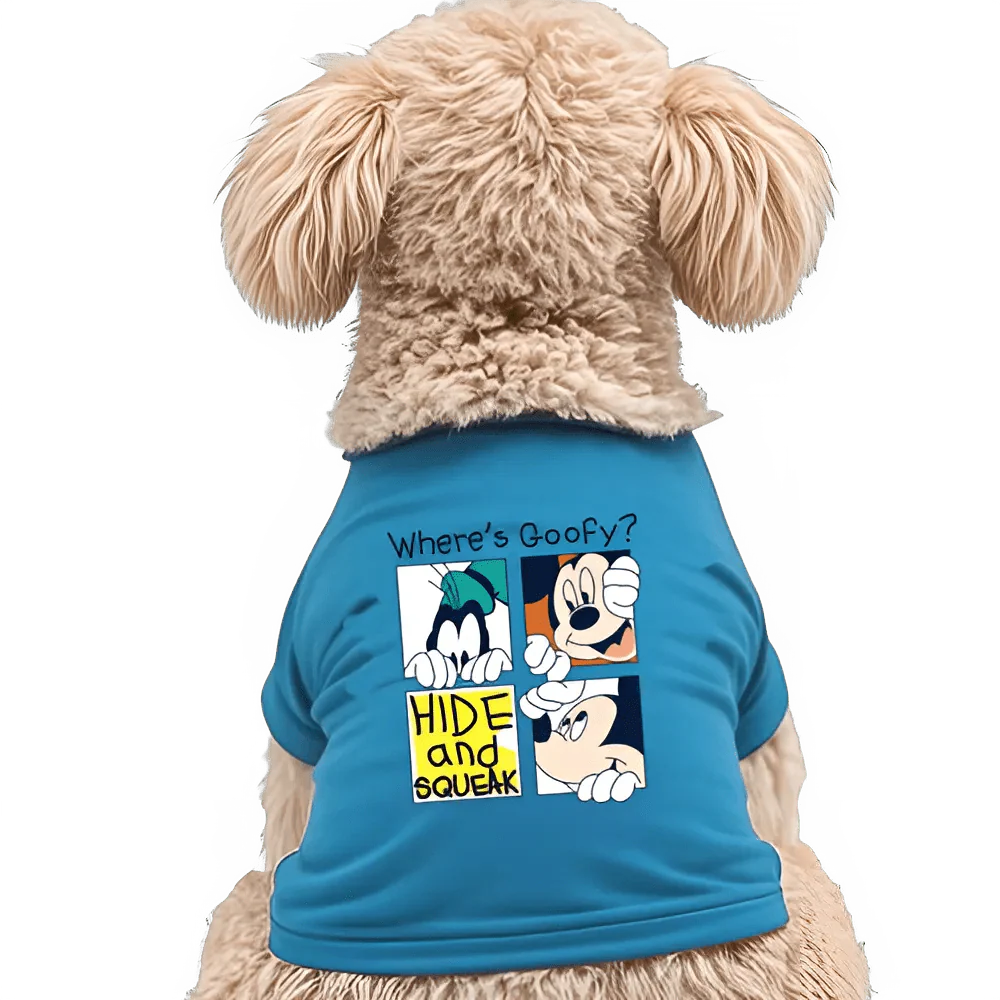 Where's Goofy? Fun Pet T-Shirt, Breathable Design