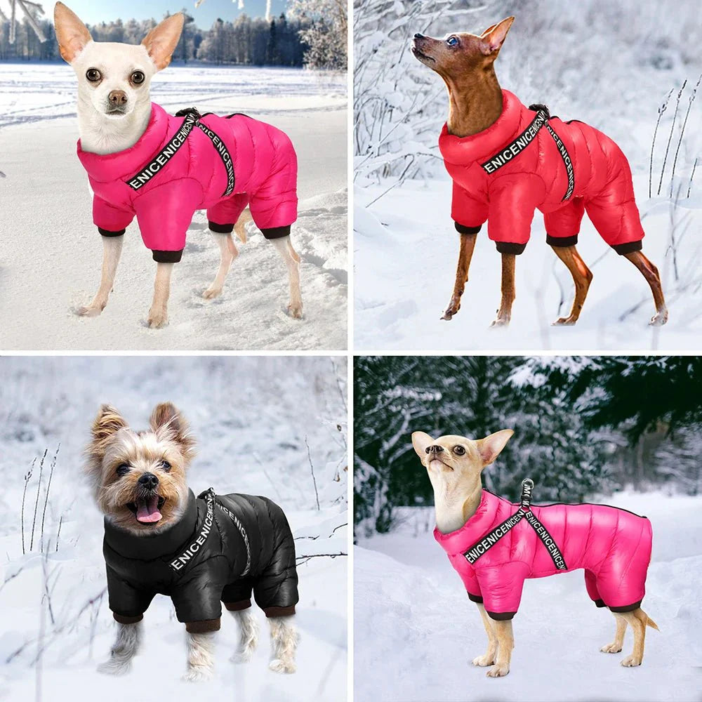 Super Warm Waterproof Coat With Harness