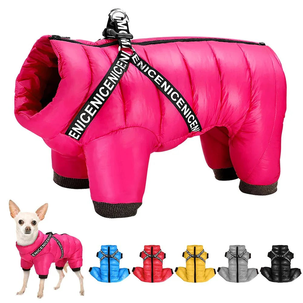 Super Warm Waterproof Coat With Harness