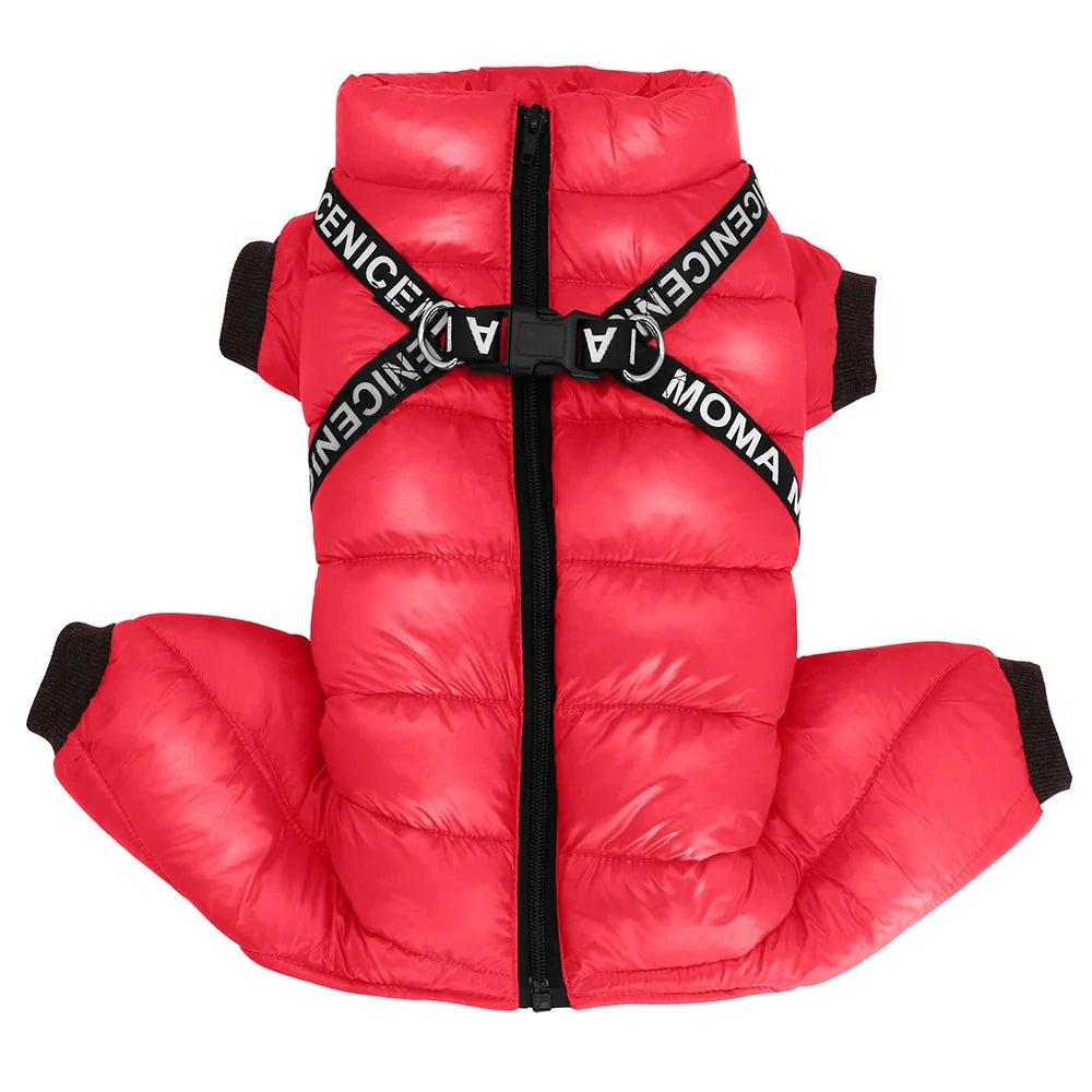 Super Warm Waterproof Coat With Harness