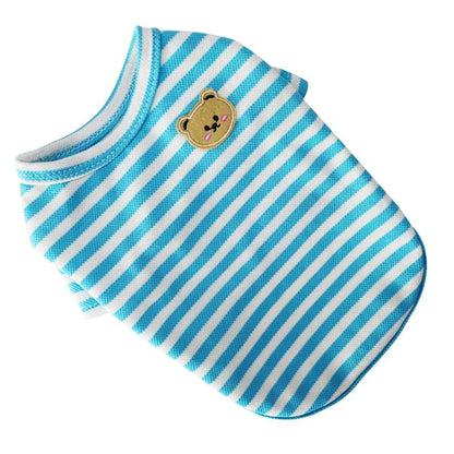 Bear Print Summer Dog Shirt