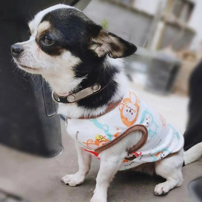 Breathable Summer Cartoon Dog Vest