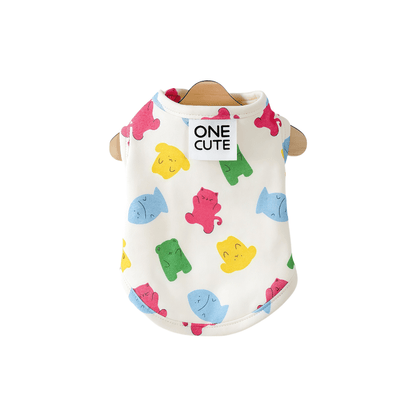 Cartoon Dog Graphic Vest