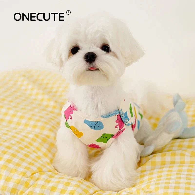 Cartoon Dog Graphic Vest