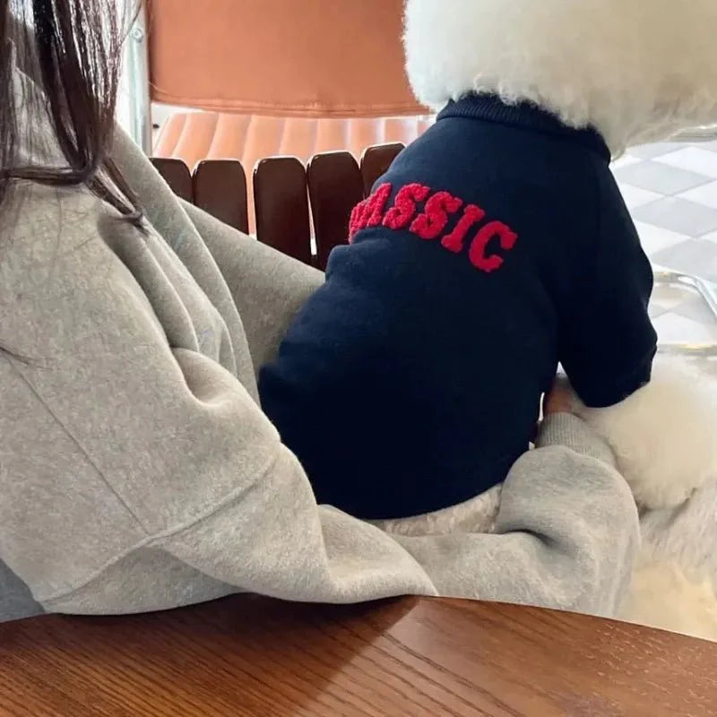 Classic Round Neck Pullover Dog Shirts