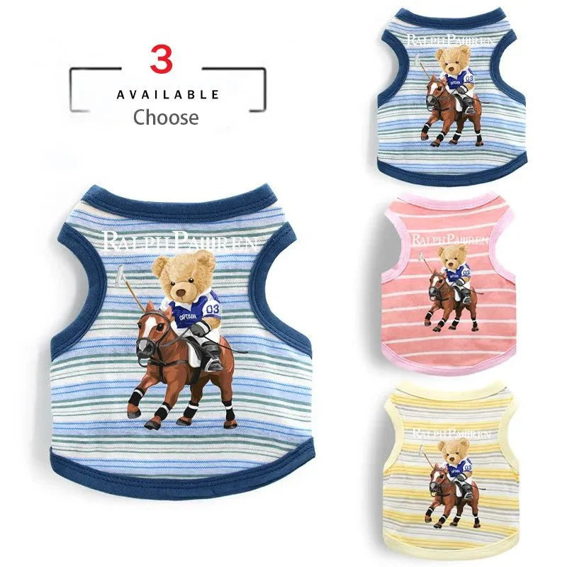 Cute Bear Summer Pet Vest