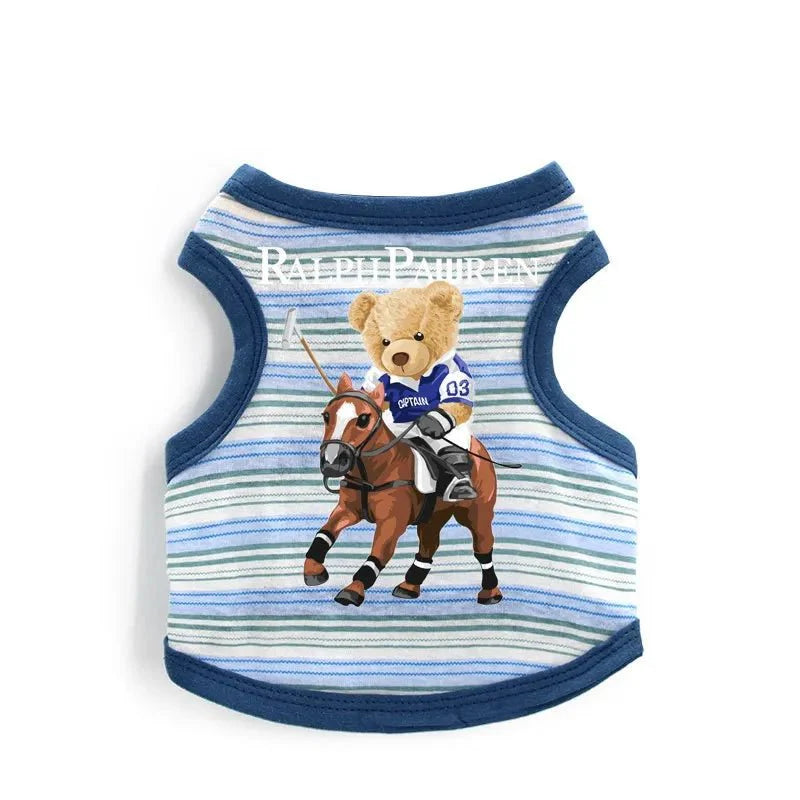 Cute Bear Summer Pet Vest