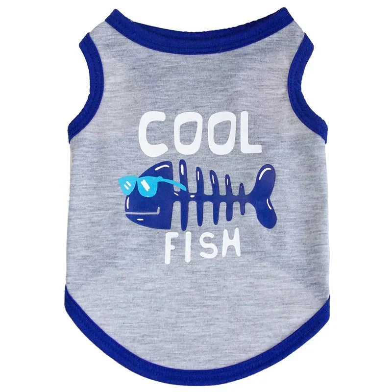 Cute Letter Print Vest