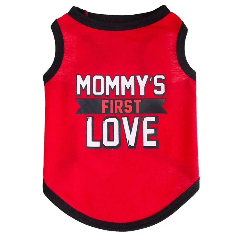 Cute Letter Print Vest