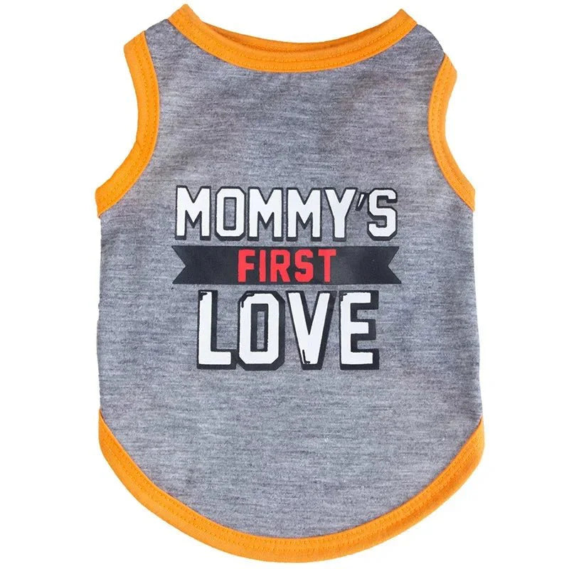 Cute Letter Print Vest