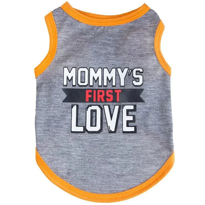 Cute Letter Print Vest