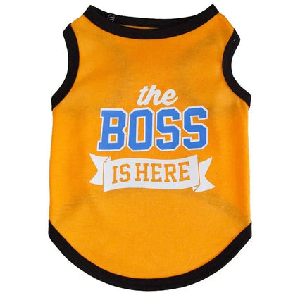 Cute Letter Print Vest