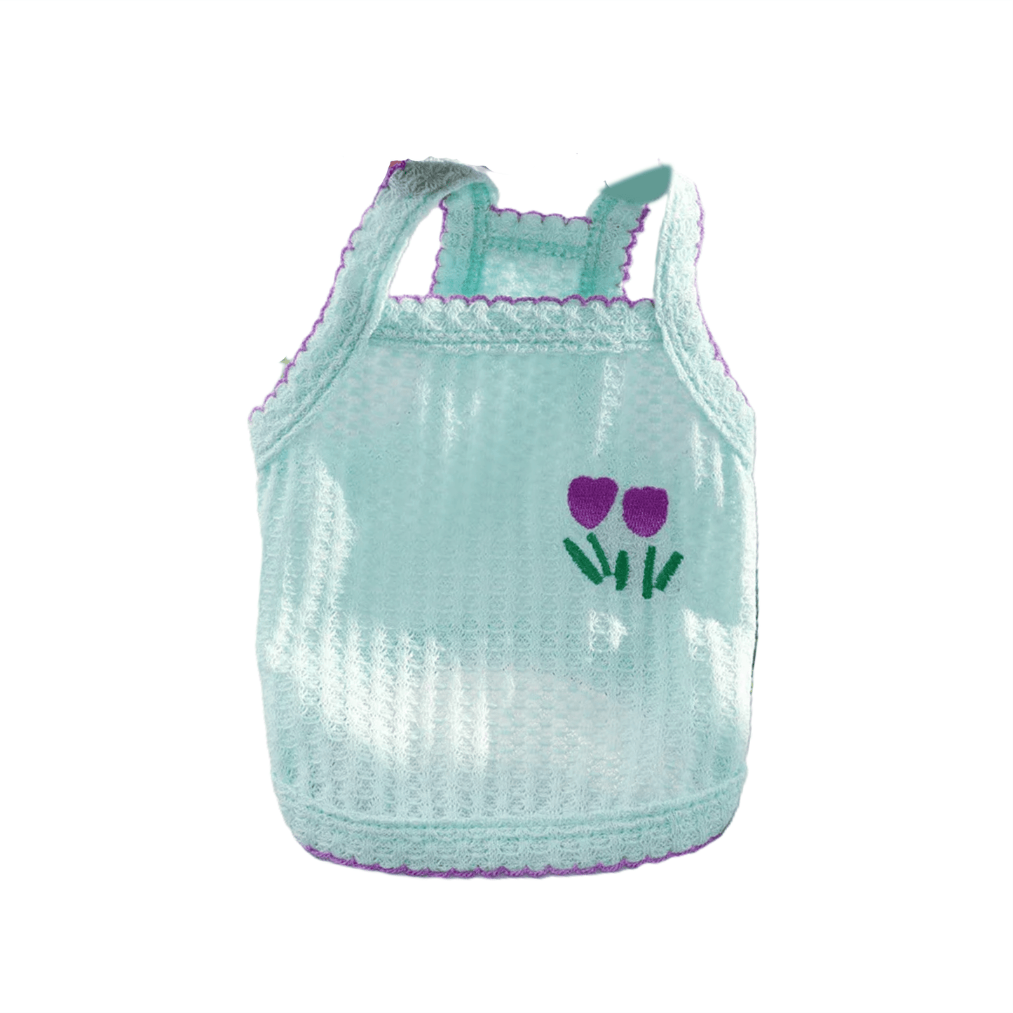Flower Pattern Soft Dog Vest