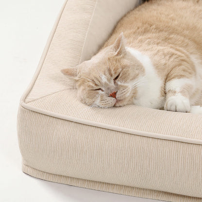 Comfort Orthopedic Support Dog Sofa Bed with Pillows