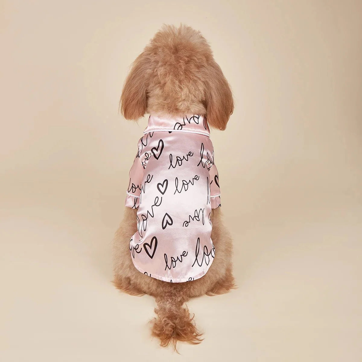 Heart Pattern Soft Dog Pajamas