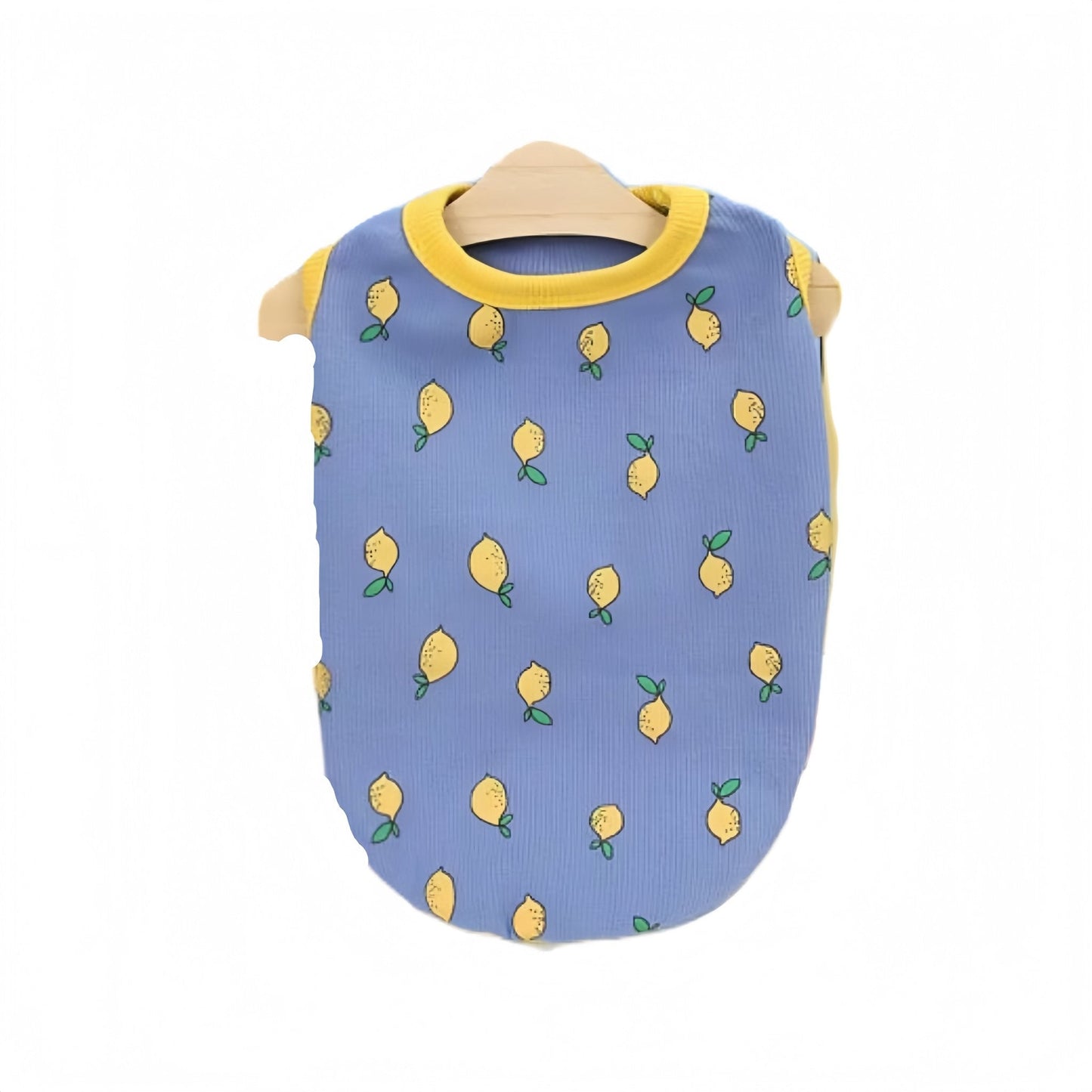 Lemon Pattern Summer Dog Vest