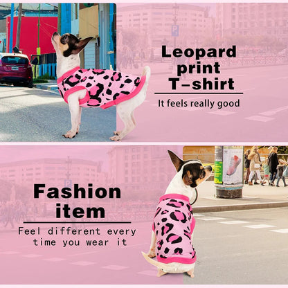 Leopard Print Dog Vest