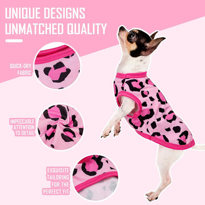 Leopard Print Dog Vest