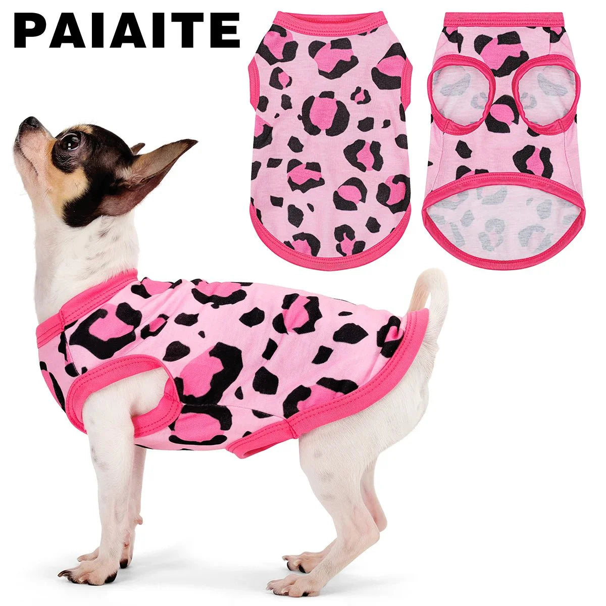 Leopard Print Dog Vest