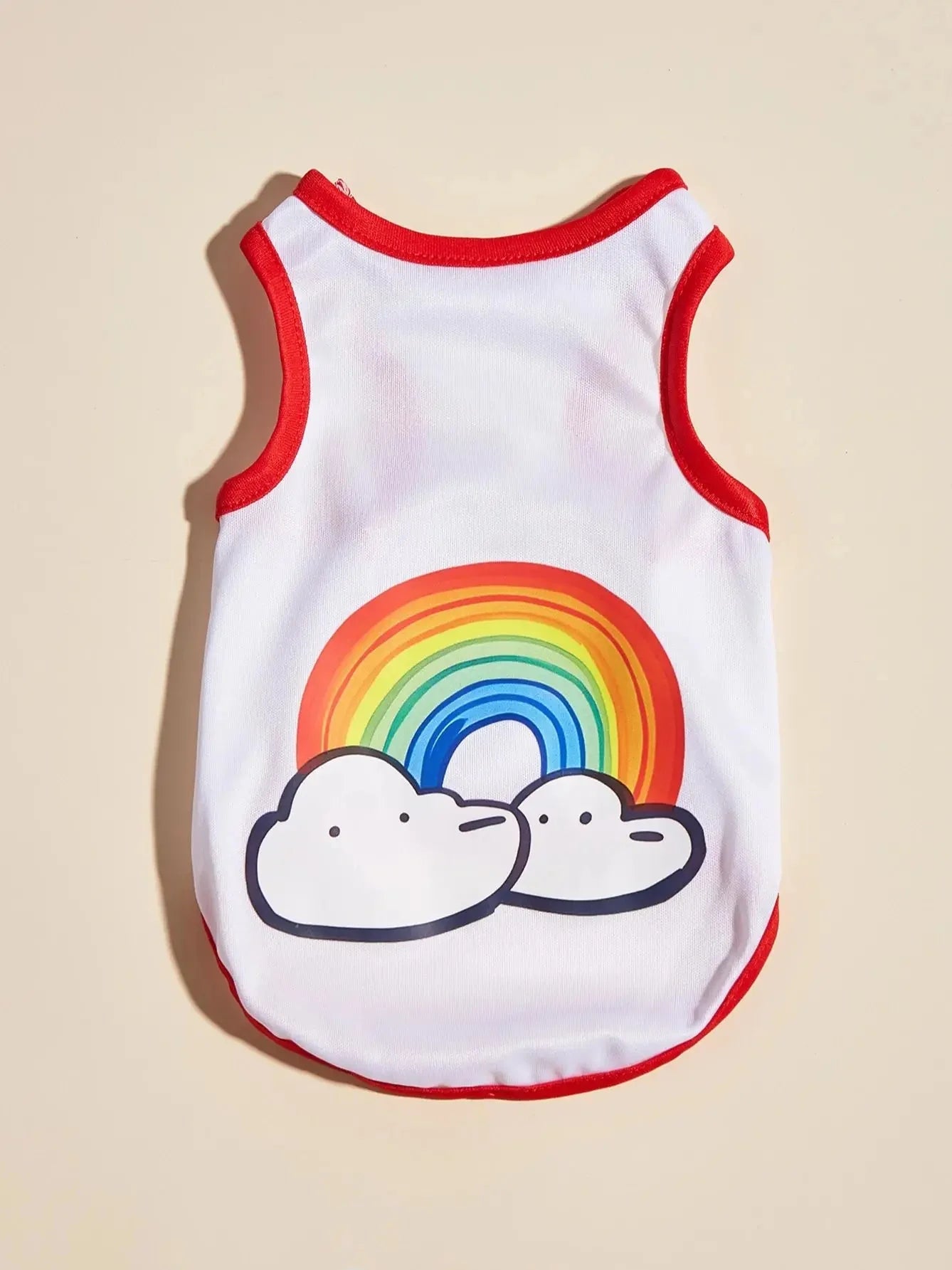 Lightweight Rainbow Cloud Pet Vest