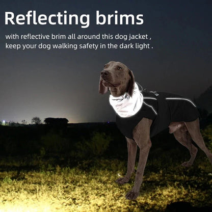 Luxury Reflective Winter Dog Jacket