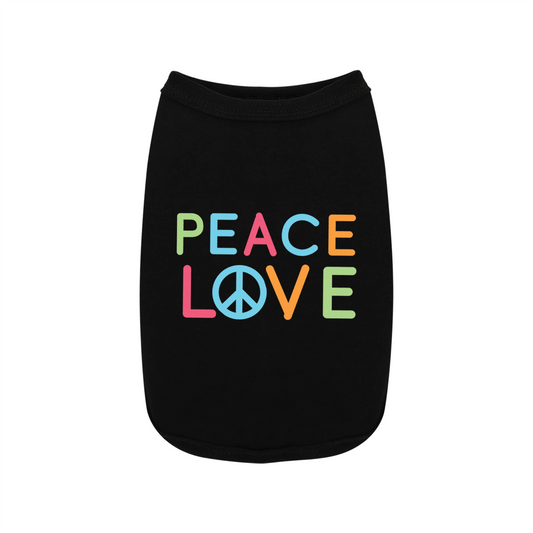 Peace & Love Summer Dog Vest