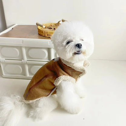 Velvet Sleeveless Pet Vest