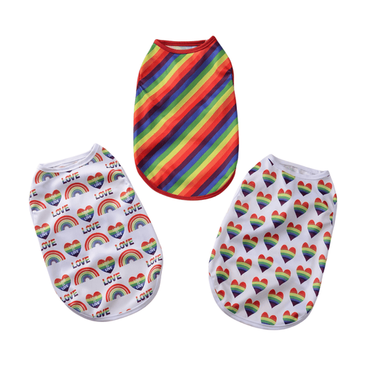 Summer Rainbow Print Dog Vest