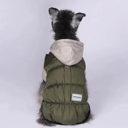 Thicken Warm Polar Fleece Lining Dog Hooded Coat