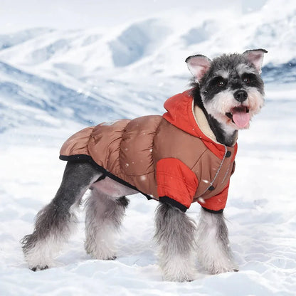 Thicken Warm Polar Fleece Lining Dog Hooded Coat