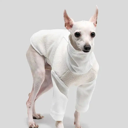 Warm Berber Fleece Jacket with High Neck