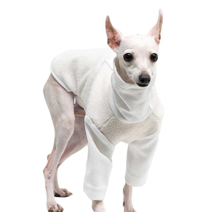 Warm Berber Fleece Jacket with High Neck