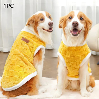 Warm Flannel Dog Sweater - Winter Pet Coat