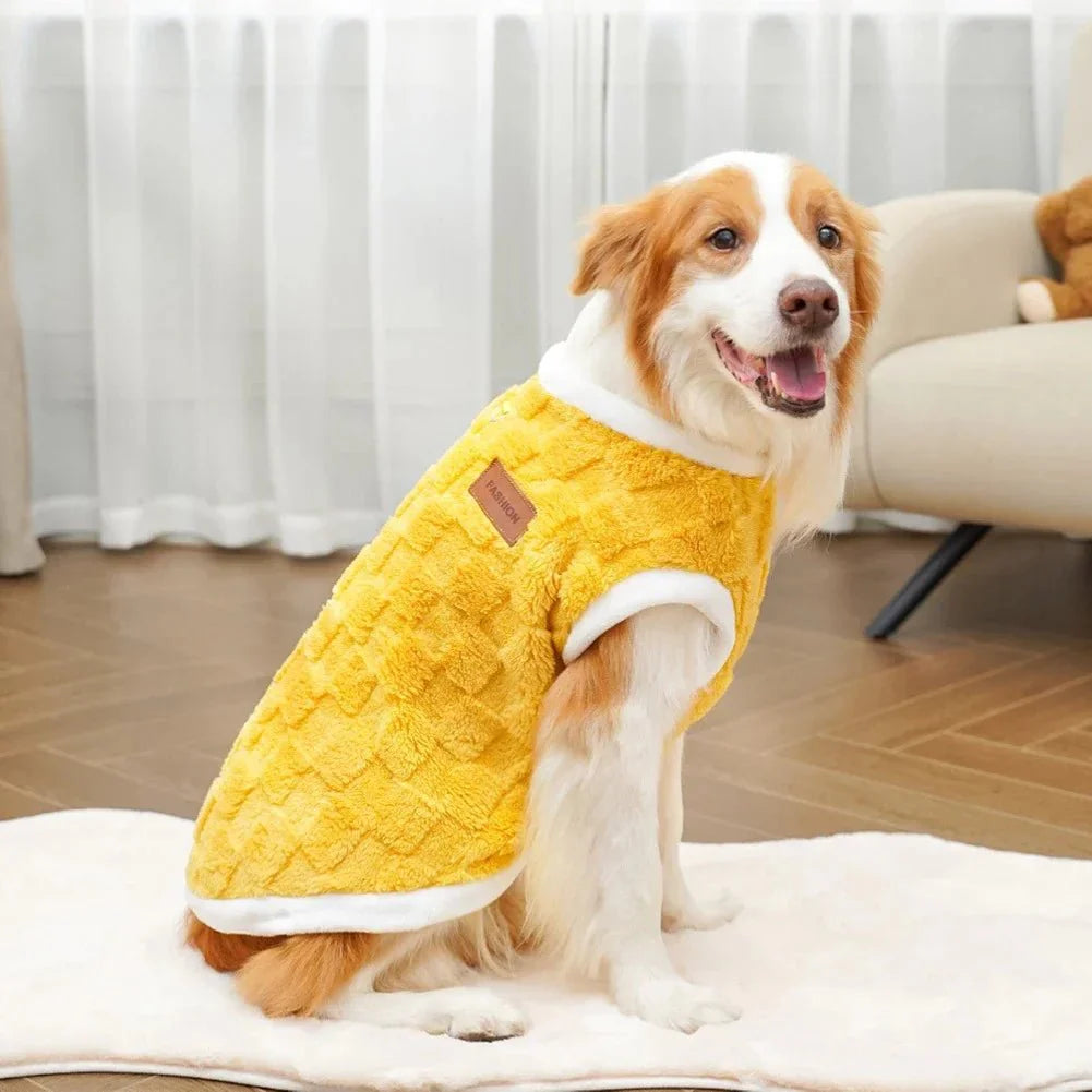 Warm Flannel Dog Sweater - Winter Pet Coat