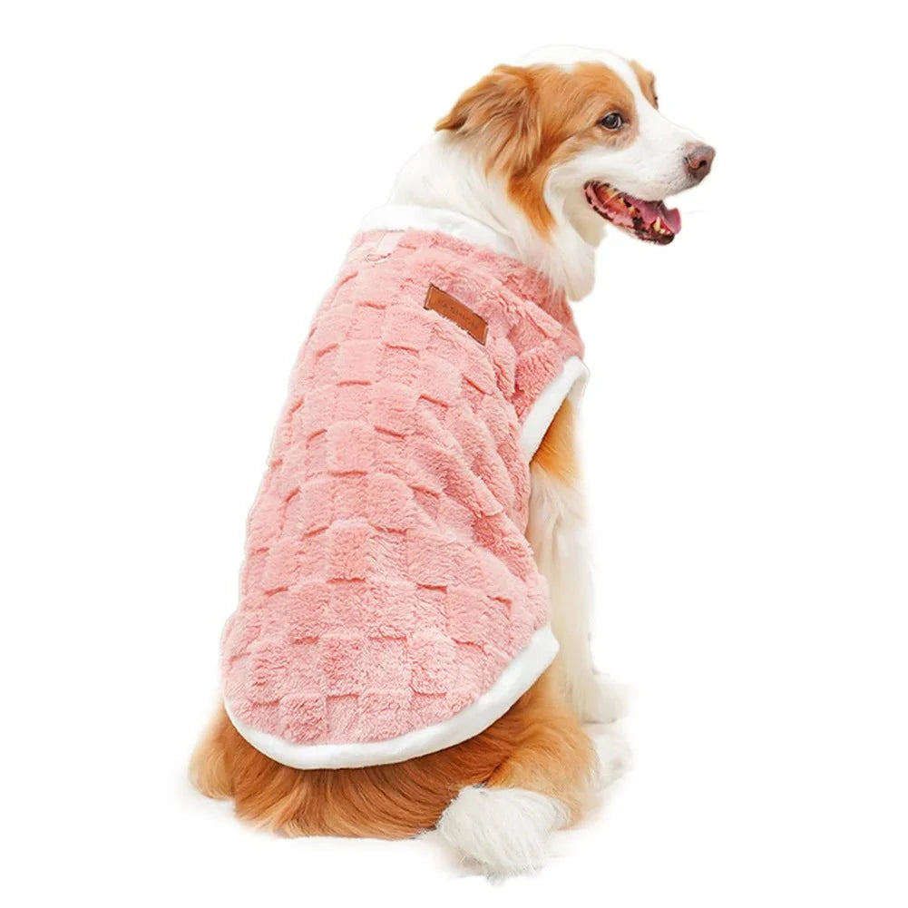 Warm Flannel Dog Sweater - Winter Pet Coat