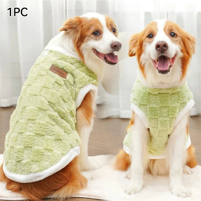 Warm Flannel Dog Sweater - Winter Pet Coat