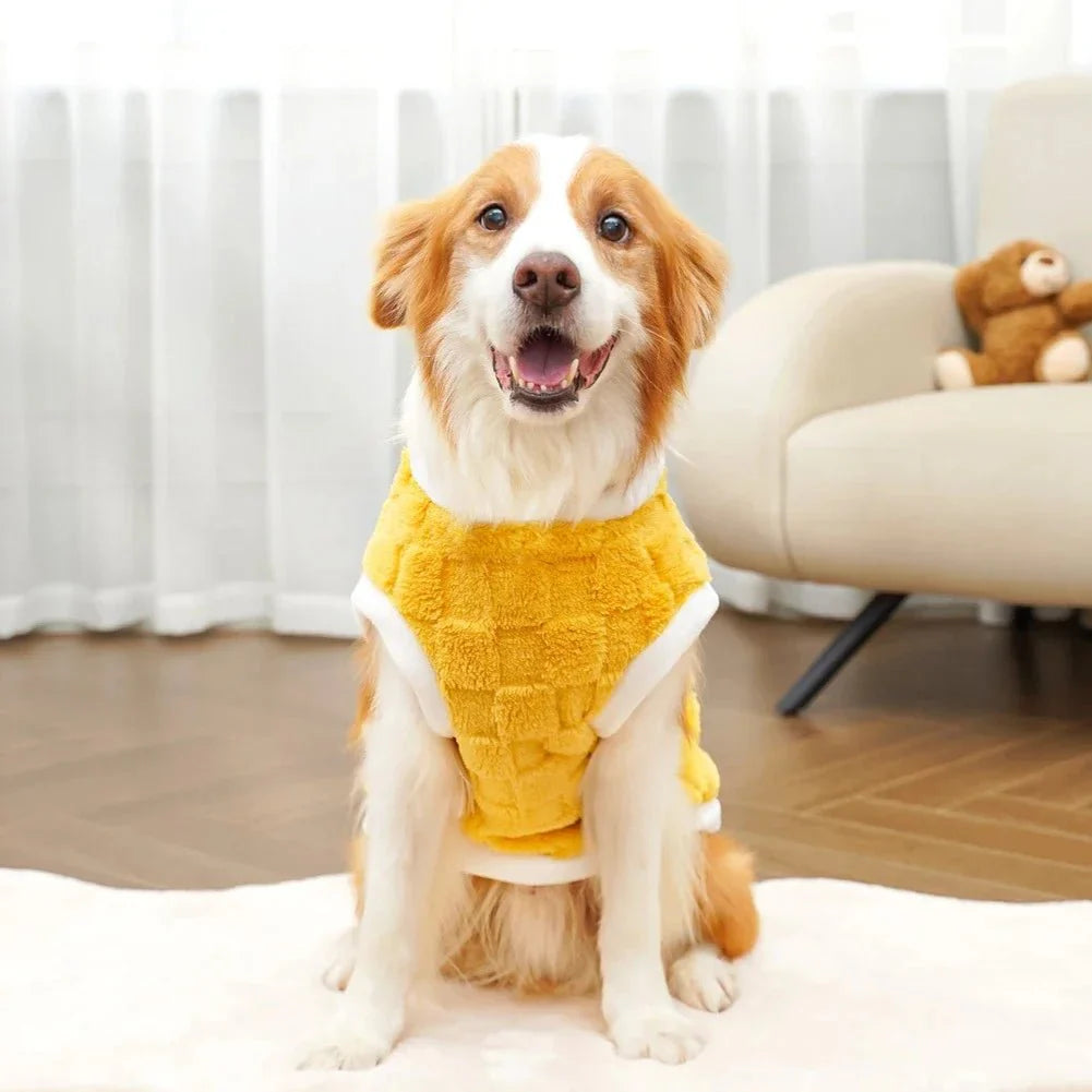 Warm Flannel Dog Sweater - Winter Pet Coat