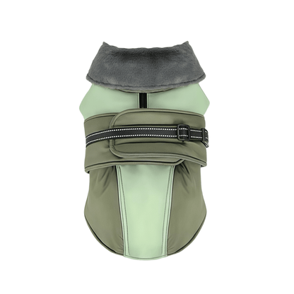 Warm Thicken Windproof Jacket with Harness Hole